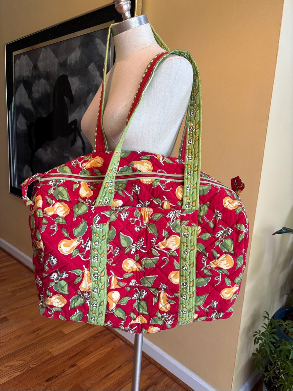 pomegranate tote bag